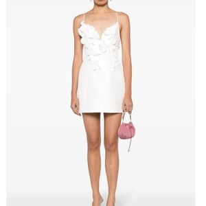 Elegant White Floral Dress